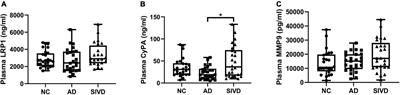 Contribution of blood-brain barrier-related blood-borne factors for Alzheimer’s disease vs. vascular dementia diagnosis: A pilot study